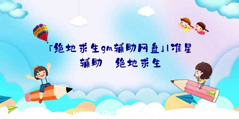 「绝地求生gm辅助网盘」|准星辅助